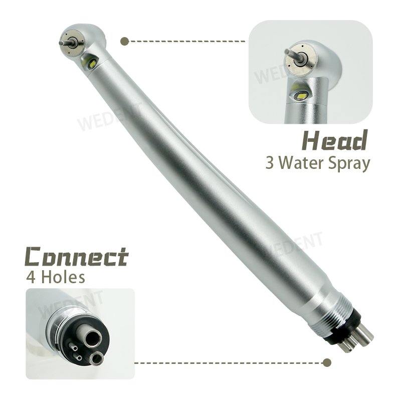High Quality Dental Instruments Push Button LED High Speed Dental Handpiece Open type Cartridge Turbine Handpiece