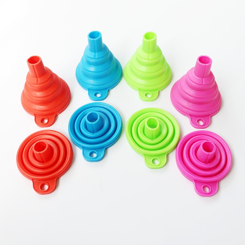 Diamond Painting Small Silicon Funnel Inverted Drill Silicone Telescopic Folding Drill Universal Repackaging Storage Tools