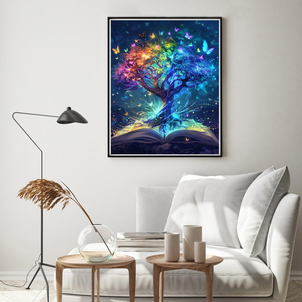 COOLEVE Modern Classic American Landscape Flower Animal Portrait 5D DIY Diamond Art Mosaic Kit Printed Wall Decoration Home Kids