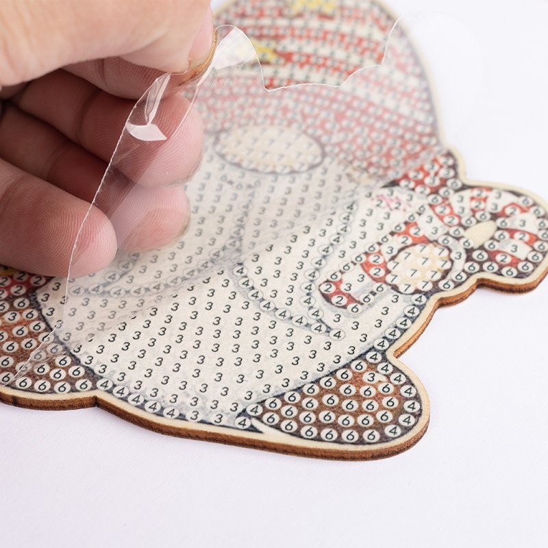 Christmas Tray Ornaments Wholesale Diamond Painting Hand-Painted Special-Shaped Diamond Crystal Diamond Christmas Decorations