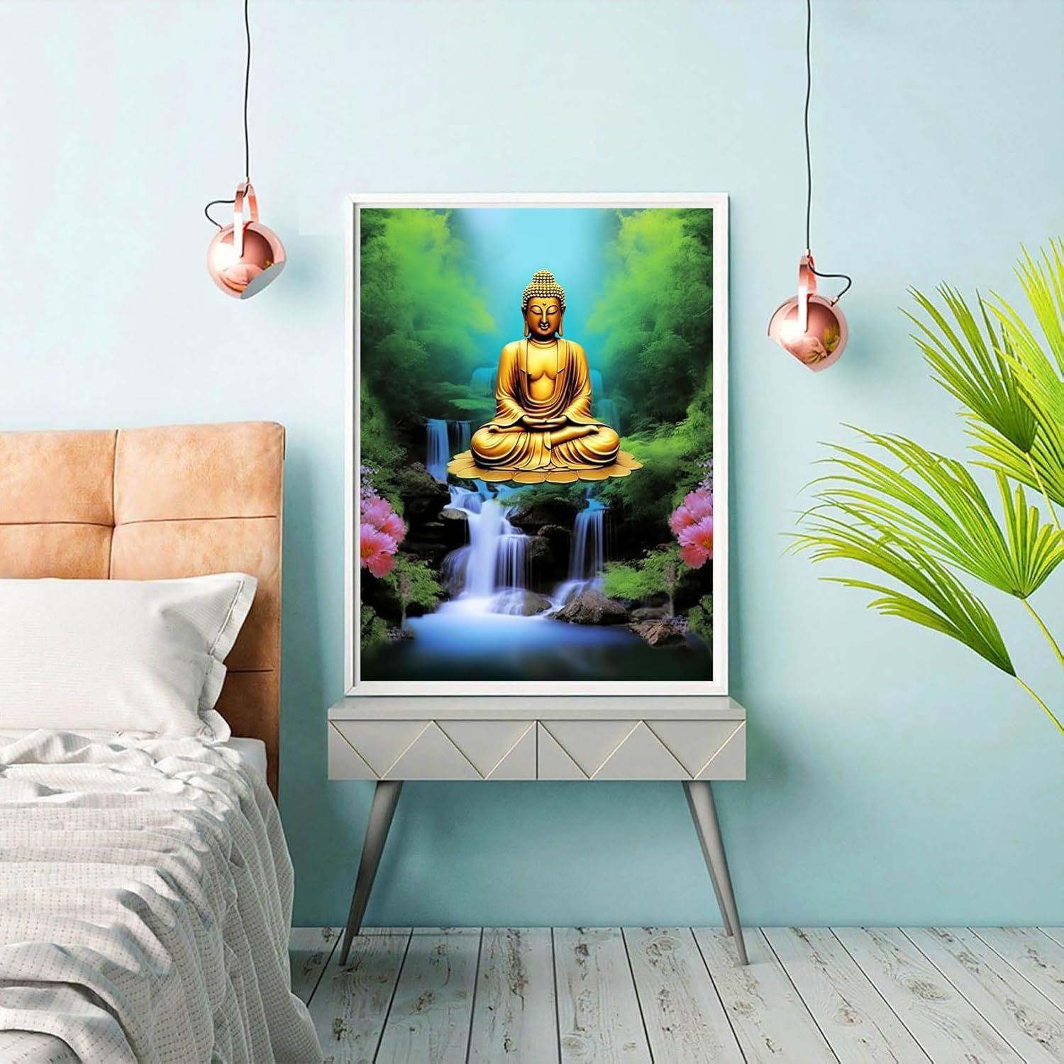 DIY Photo Custom diamond painting drill big gem handpainted diamond painting buddha for Home Decor