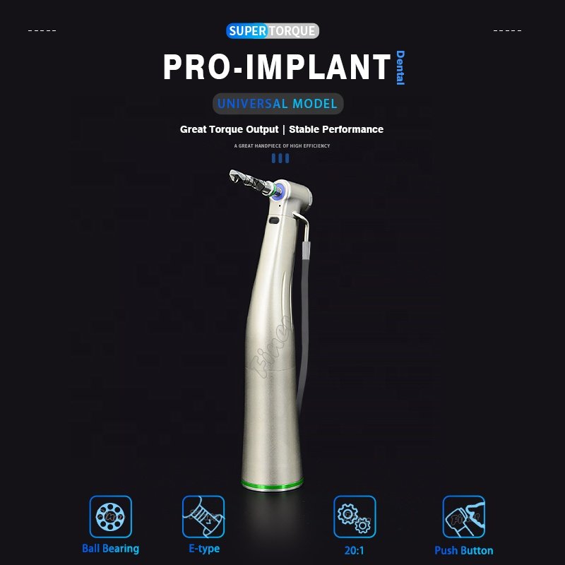 20:1 Dental Implant Contra Angle Dental implant equipment Dental Fiber Optic 20:1 Implant