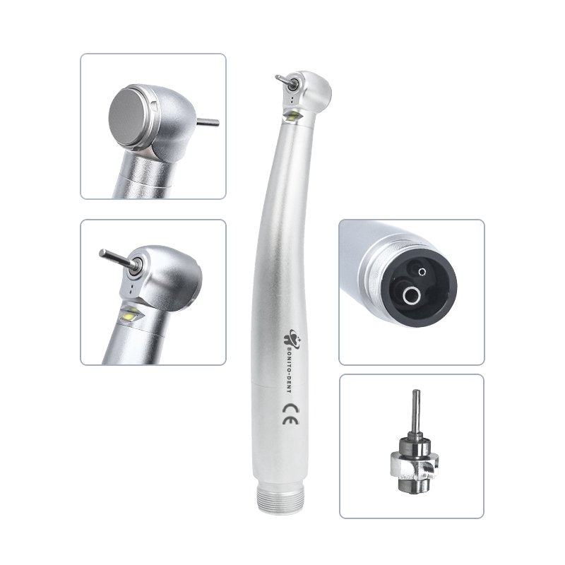 New Arrival LED Dental High Speed Handpiece Single water spray Air Turbine 2 /4 Holes Dental Lab instrument