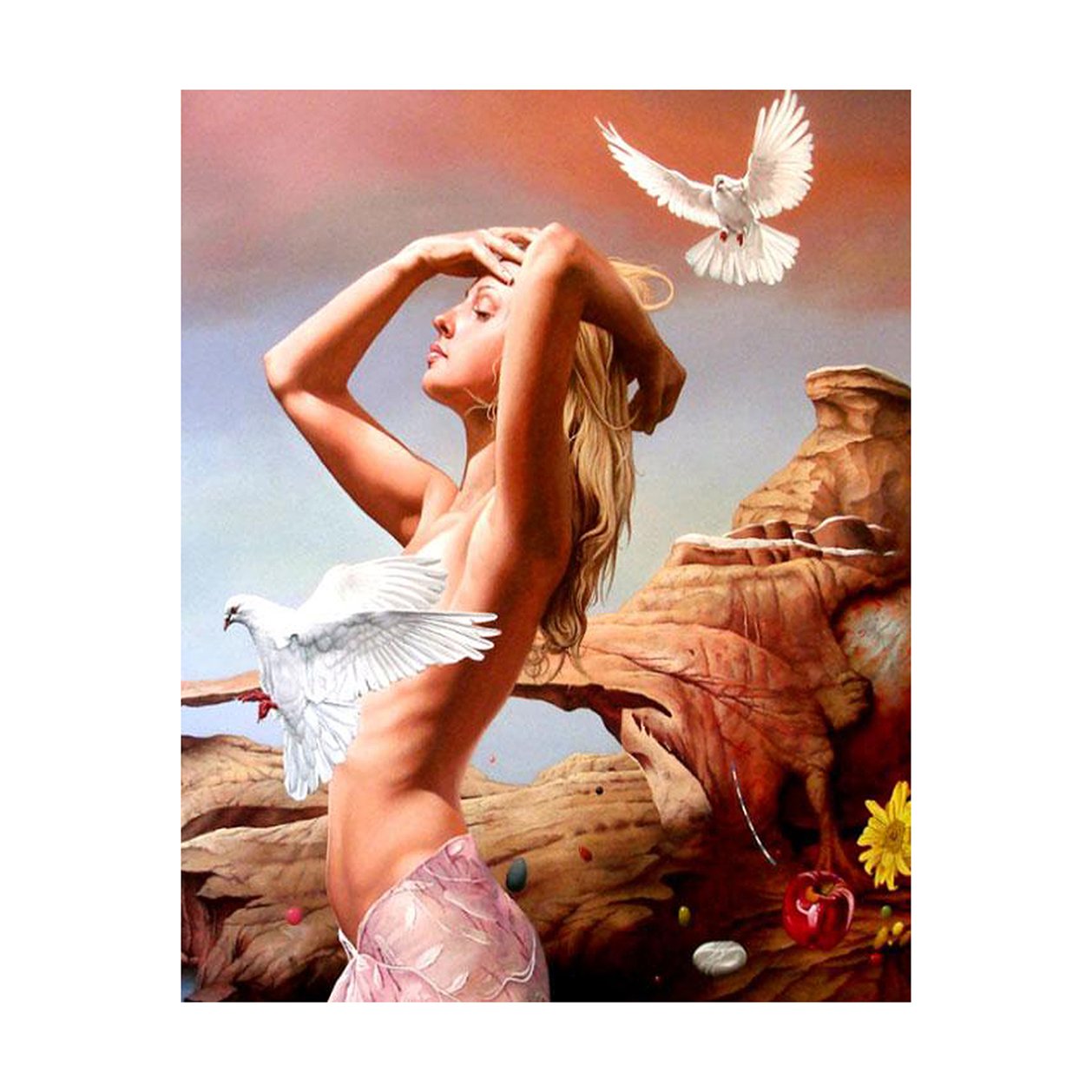 paint boy WB2716 Hot commodity 5D Full Round Resin Diamond high quality paints sexy Streetscape DIY diamond painting