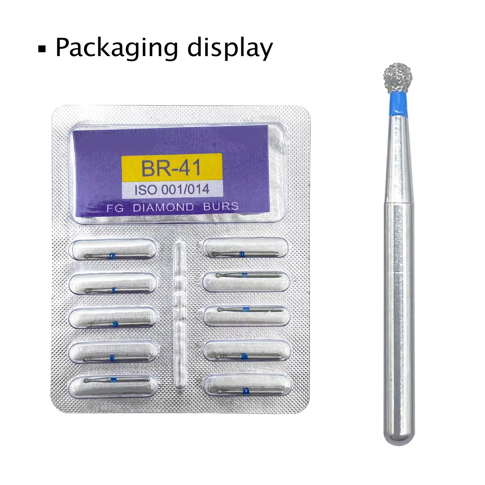 Dental Lab Equipment FG Drills for High Speed Handpiece Polishing Whitening Tools Dental Diamond Bur for Teeth Whitening
