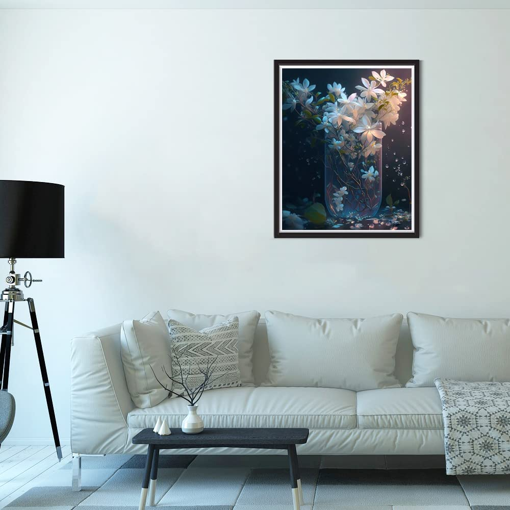 Custom wholesale 5D high-end short velvet canvas custom diamond painting 5D diamond embroidery painting living room