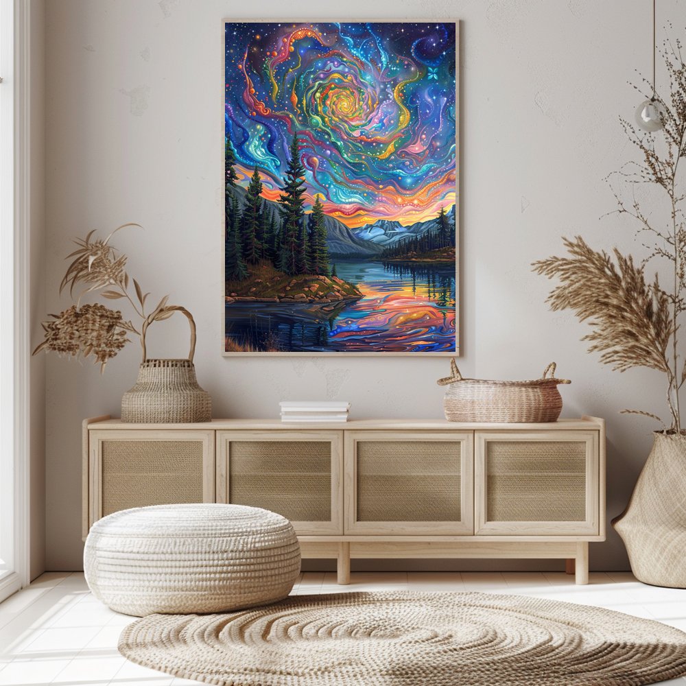 COOLEVE Classic 5D DIY Diamond Art Kit Modern Europe Landscape Flower Full Drill Printed Kids Home Use Plastic Material