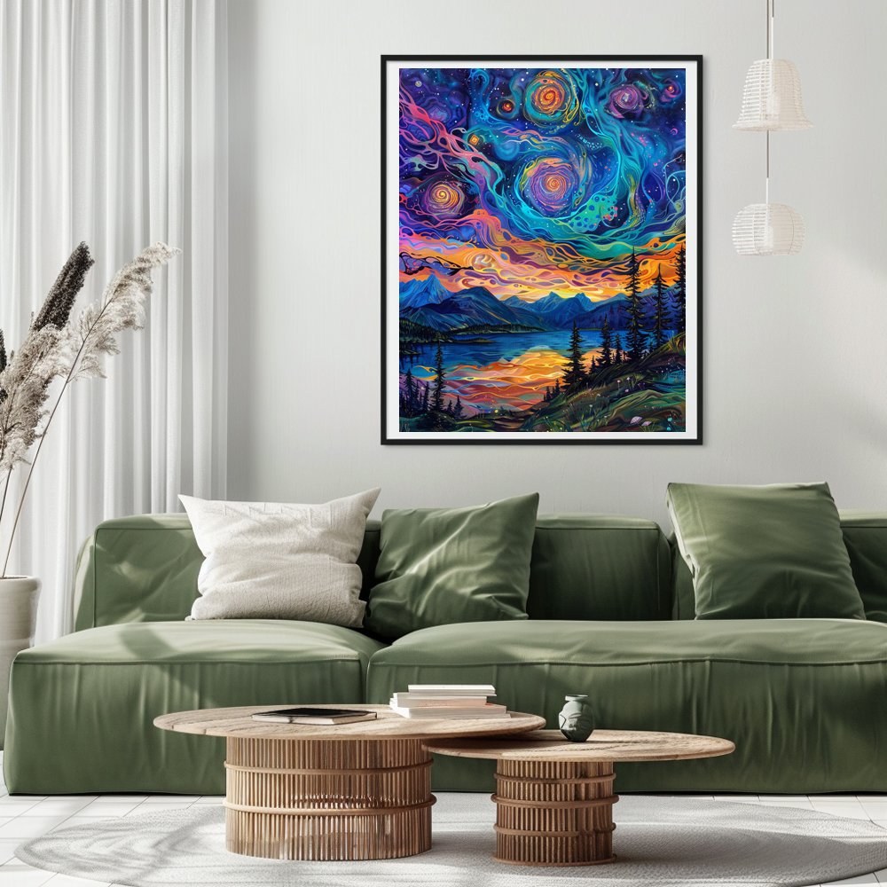 COOLEVE Classic 5D DIY Diamond Art Kit Modern Europe Landscape Flower Full Drill Printed Kids Home Use Plastic Material