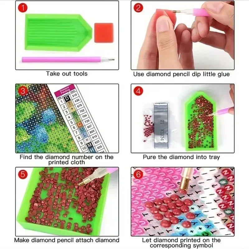 Cute Pikachu Diamond Painting High Colorful Contrast Painting Interactive Toy DIY 5D Diamond painting and wall decoration arts
