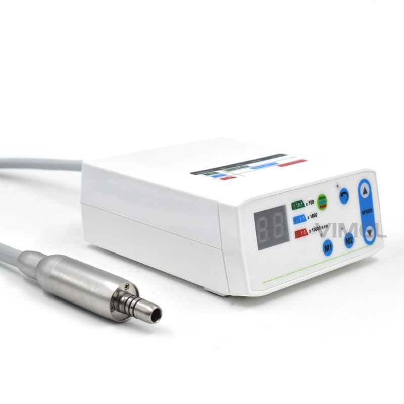 Newest Dental Led Electric Motor Intermittent operation E Type Connection for 1:1/1:5/16:1 Handpiece Brushless Micromotor