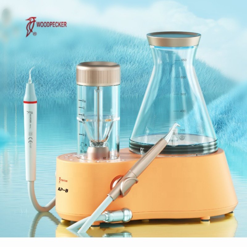AP-B Dental Scaler And Air Polisher 2 In 1 Supragingival & Subgingival Mode Multifunction WIth Detachable Handpiece