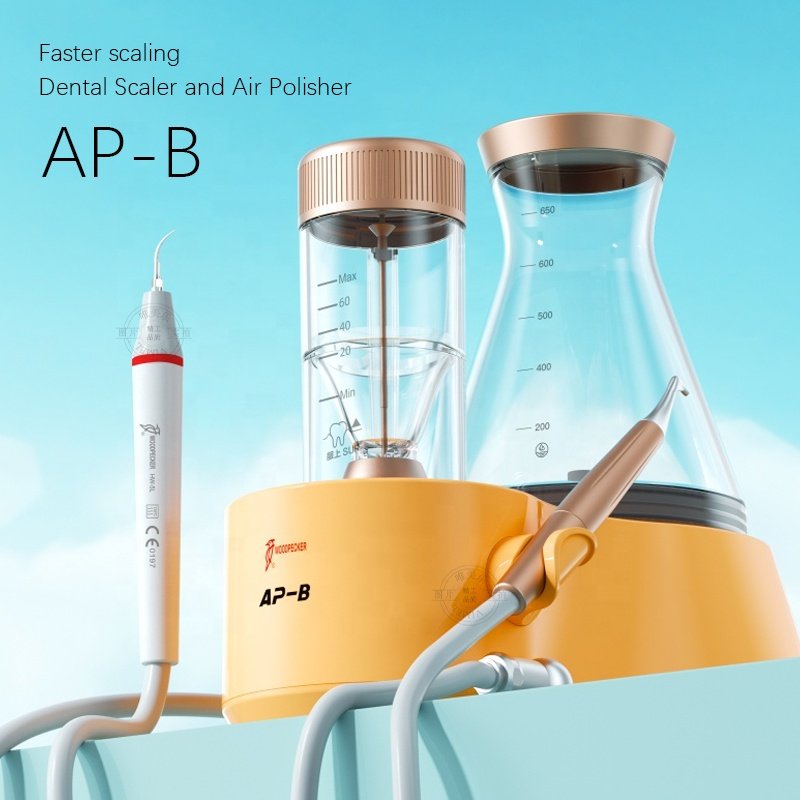 AP-B Dental Scaler And Air Polisher 2 In 1 Supragingival & Subgingival Mode Multifunction WIth Detachable Handpiece