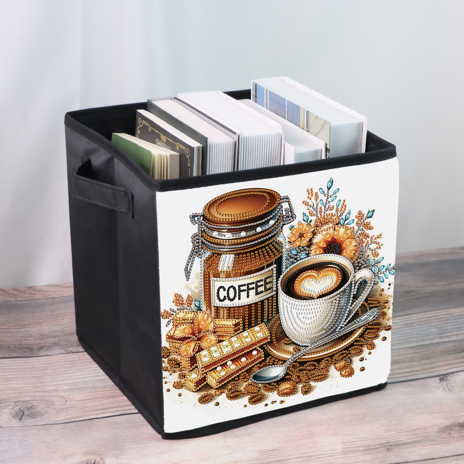 Coffee Cup Diamond Painting Storage Pouch DIY Fashion Accessories
