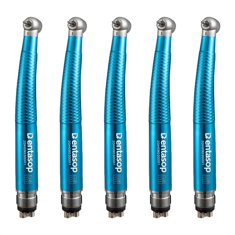 Color High Speed Handpiece Dental Equipment Best Selling Popular Dental 5 Pack Ce Blue Turbine Surgical Handpiece Handpiece Kit