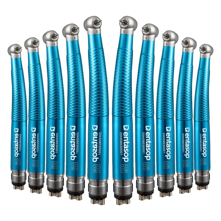 Color High Speed Handpiece Dental Equipment Best Selling Popular Dental 5 Pack Ce Blue Turbine Surgical Handpiece Handpiece Kit