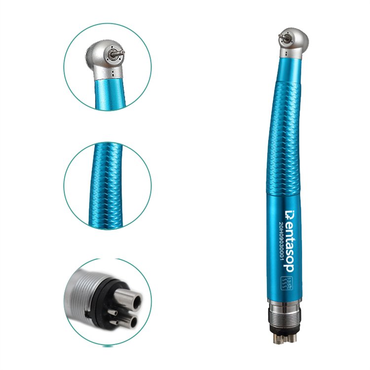 Color High Speed Handpiece Dental Equipment Best Selling Popular Dental 5 Pack Ce Blue Turbine Surgical Handpiece Handpiece Kit
