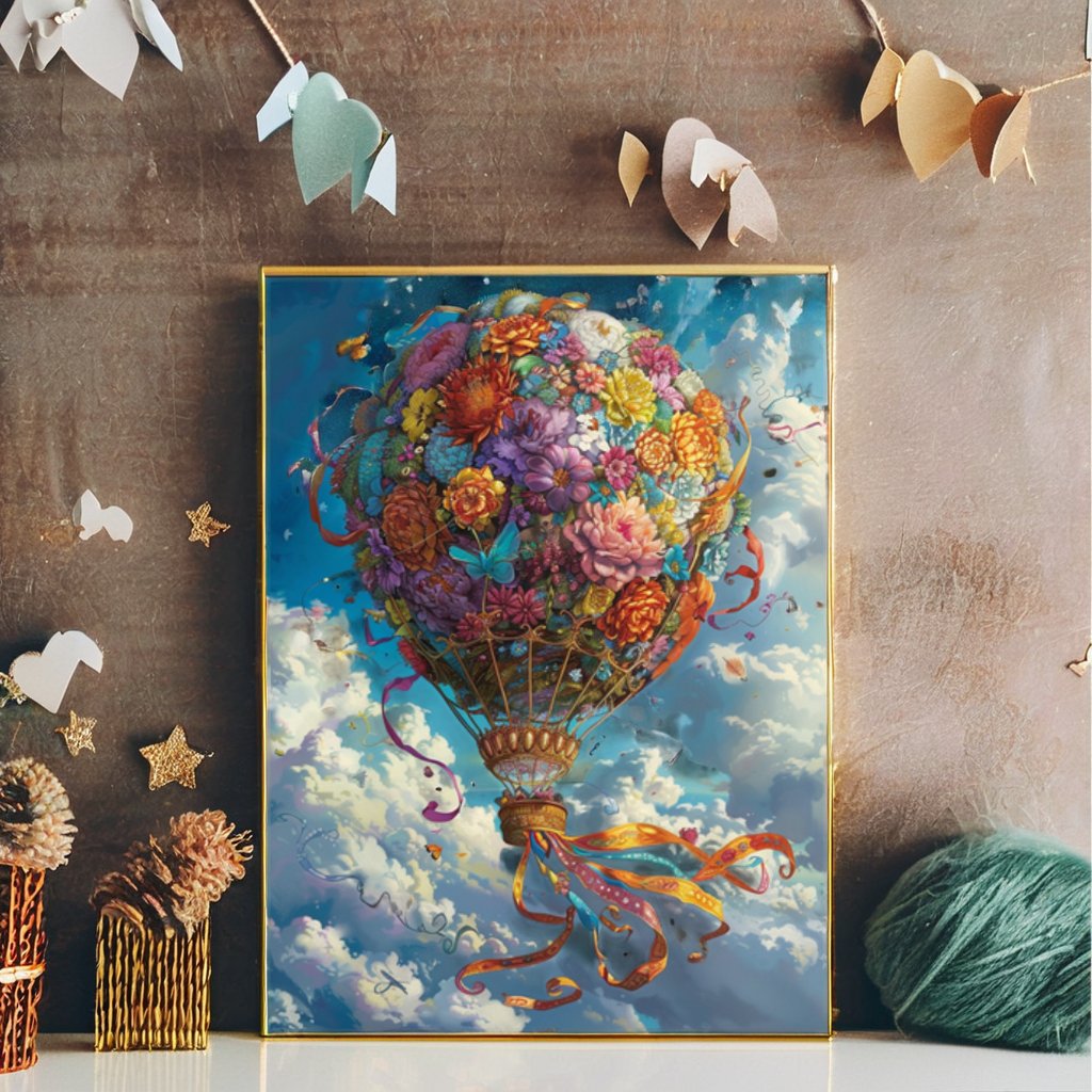 COOLEVE Classic 5D DIY Diamond Art Painting Kit Modern Europe Landscape Flower Animal Portrait Full Drill Printed Kids Home Use