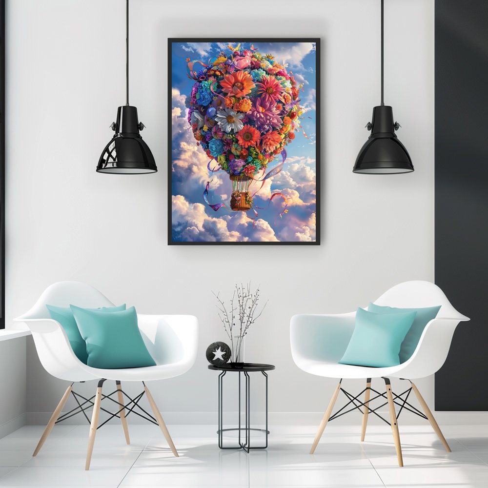 COOLEVE Classic 5D DIY Diamond Art Painting Kit Modern Europe Landscape Flower Animal Portrait Full Drill Printed Kids Home Use