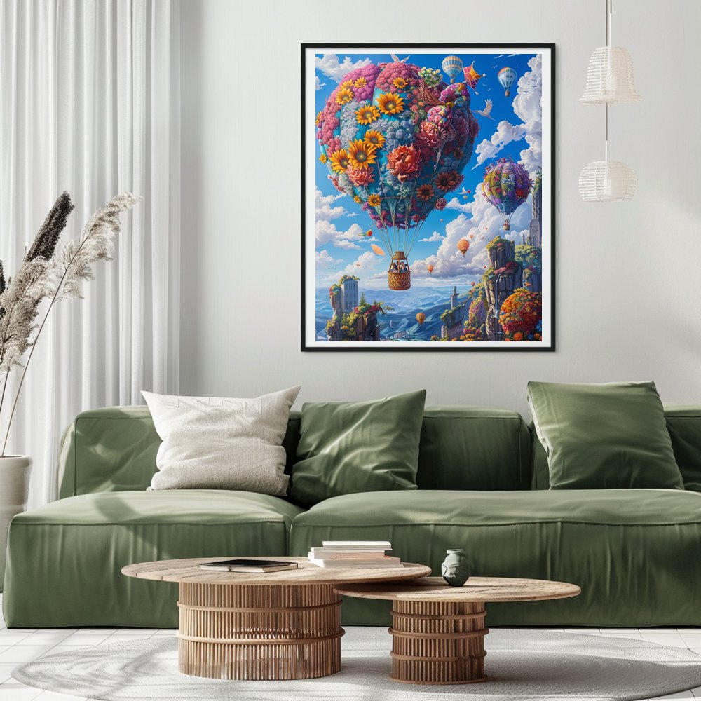 COOLEVE Classic 5D DIY Diamond Art Painting Kit Modern Europe Landscape Flower Animal Portrait Full Drill Printed Kids Home Use