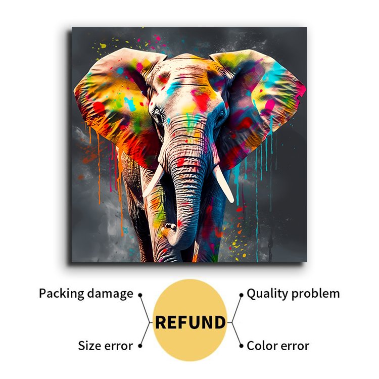 High definition animal abstract modern art diamonds painting diamond paintings for kids