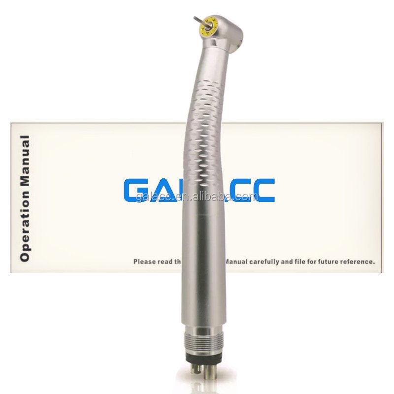 Dental 5 Led E-generator High Speed Handpiece 2/4 Holes Anti Retraction Surgical Air Turbine Handpiece Dentostry Tools