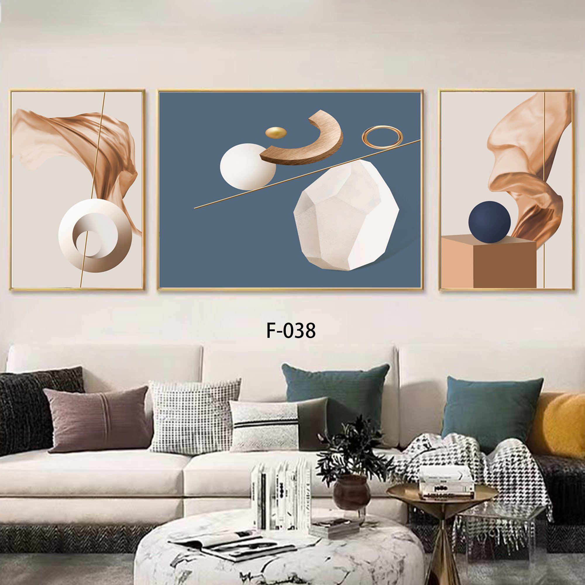 Minimalist Home Meditation Image Art Wall Decoration Mural Living Room Sofa Background Wall Decoration Poster Frame