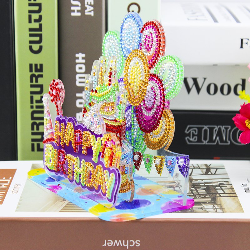 DIY 5D Plastic Acrylic Diamond Painting 3D Puzzle Picture diamond Kits Crystal Rhinestone Arts Gift