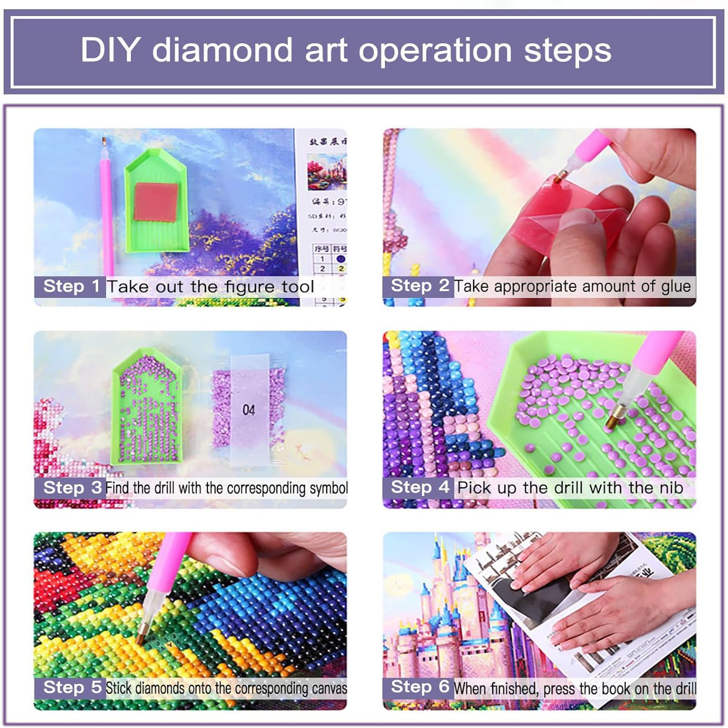 Adult Landscape House Diamond Painting Kit DIY Cartoon Evening Garden House Painting Home Decoration aesthetic room decor