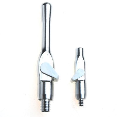 Oral material Detachable aluminum strong suction weak suction handle with switch metal suction head