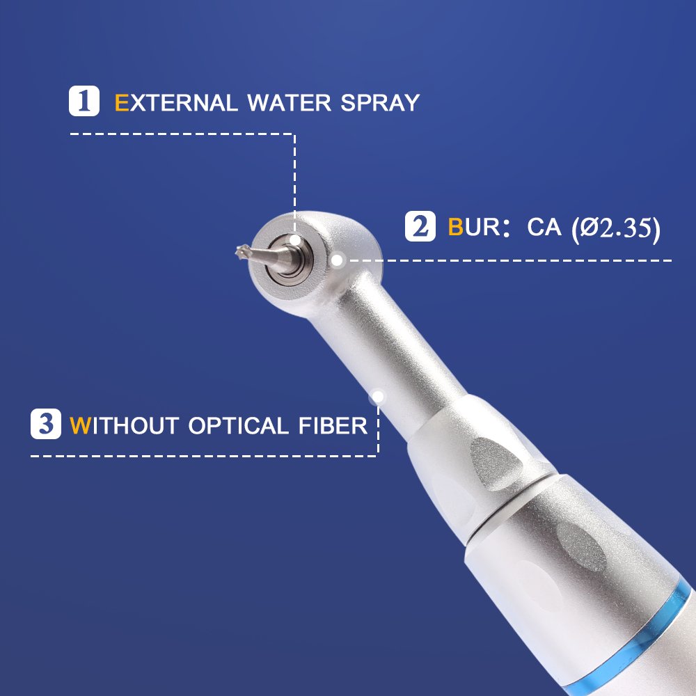 AI-FPB-EC Dental Contra Angle Handpiece 1:1 Electric Micromotor Low Speed Hand Piece Tools Equipment for Teeth Whitening