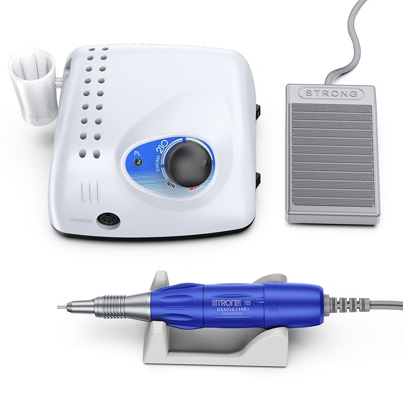 Saeshin Strong 210+105 Original Dental Micromotor Handpiece Jewelry Polishing Nail Drill Machine