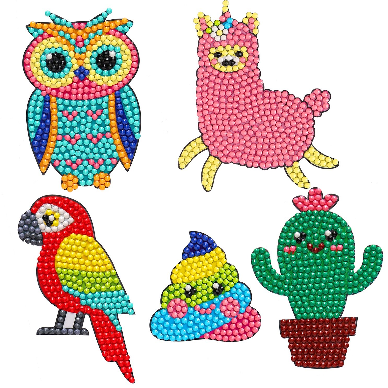 DM-037 Big Gem diamond painting DIY Arts and Crafts Diamond Painting Stickers Kits for Kids Paint with Diamonds