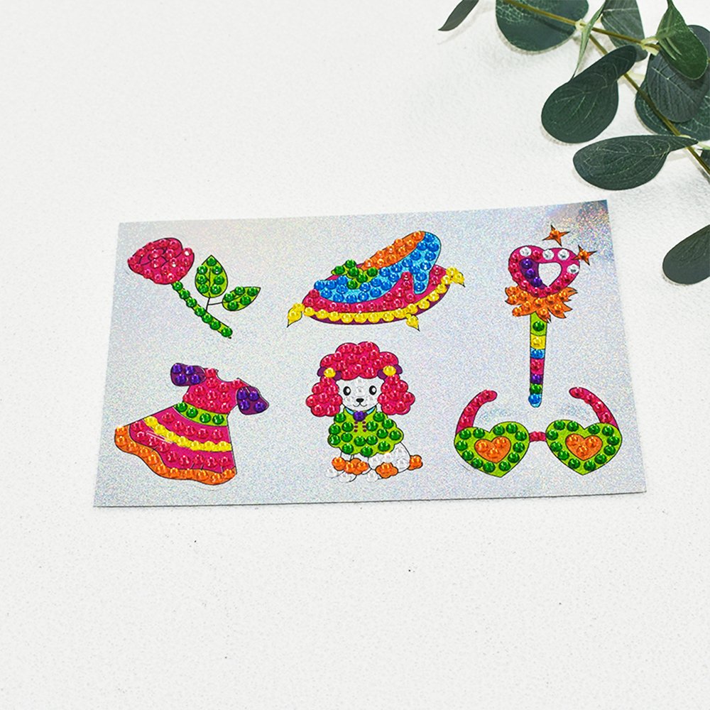 Big gemstone painting DIY crafts DIY diamond stickers 5D diamond painting set wall stickers children's mosaic art with diamonds