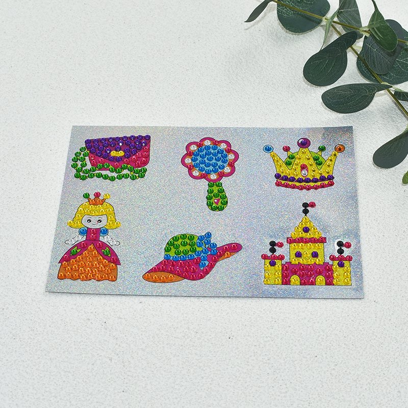 Big gemstone painting DIY crafts DIY diamond stickers 5D diamond painting set wall stickers children's mosaic art with diamonds