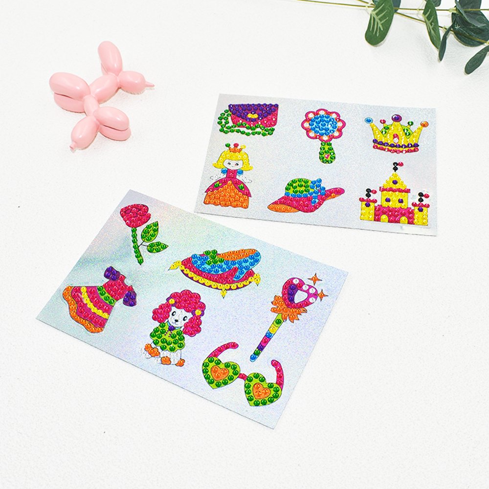 Big gemstone painting DIY crafts DIY diamond stickers 5D diamond painting set wall stickers children's mosaic art with diamonds