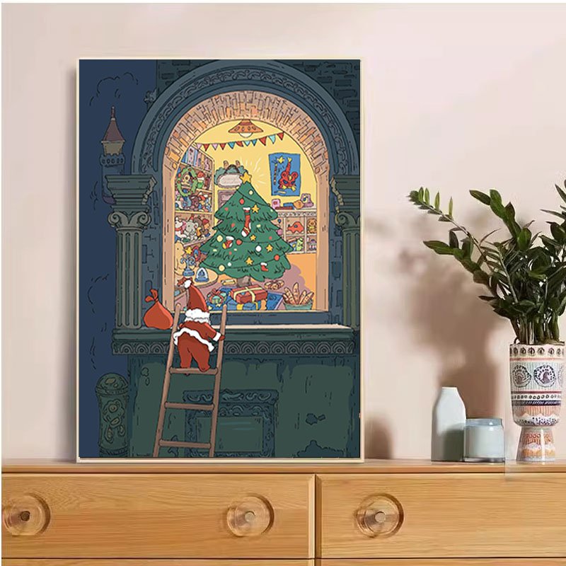Cute Santa Claus diamond painting dropshipping DIY Christmas present 5d diamond painting kits for adults