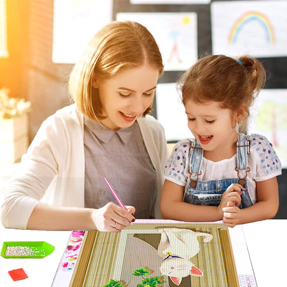 DIY 5d diamond painting kit paint by numbers for Adults Cat Cute Decoration canvas painting wall art painting seven wall arts