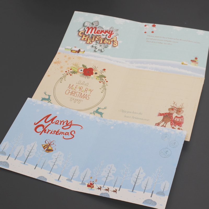 Factory Direct Sale 8 Pieces DIY Diamond Painting Christmas Card 5d Diamond Painting Greeting Card Christmas Gift