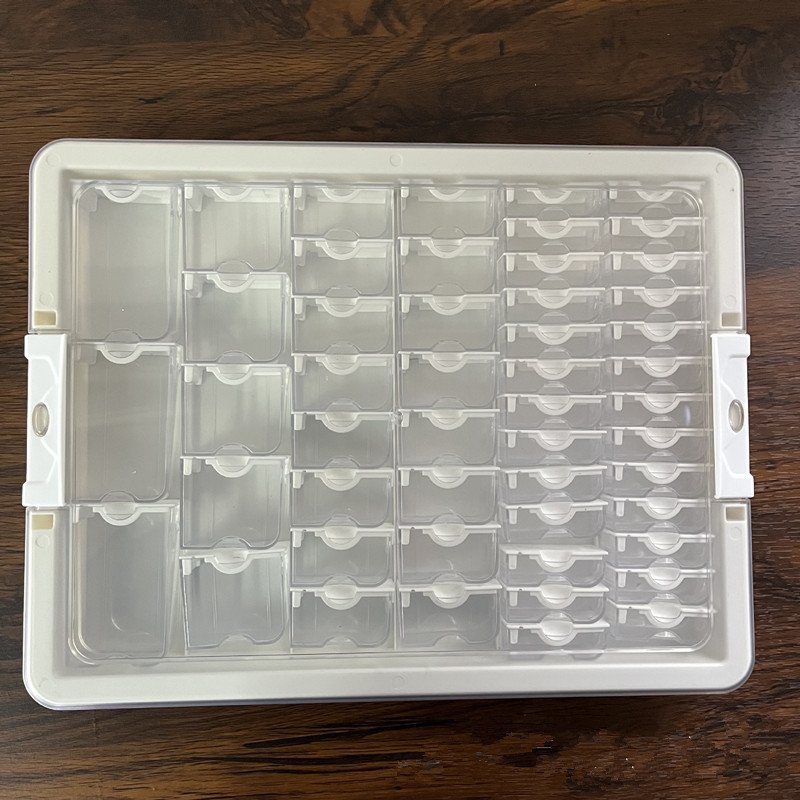 50 Grids Storage Box Divided Transparent Acrylic Home Large Capacity Jewelry Nail Art Diamond Painting Beads Box Tool