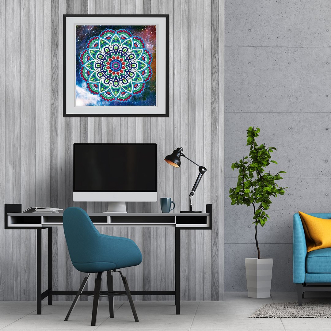Luminous 5D DIY Diamond Painting Special Shape Partial Drill Glow Diamond Painting Cross Stitch Wall Home Decor