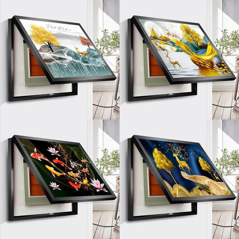 Electricity Meter Box Decorative Painting Paper Digital Printing Modern Custom Printed Canvas Painting with Frame 24 Color 1 Pcs
