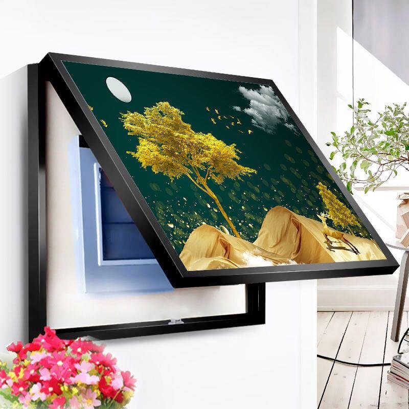 Electricity Meter Box Decorative Painting Paper Digital Printing Modern Custom Printed Canvas Painting with Frame 24 Color 1 Pcs