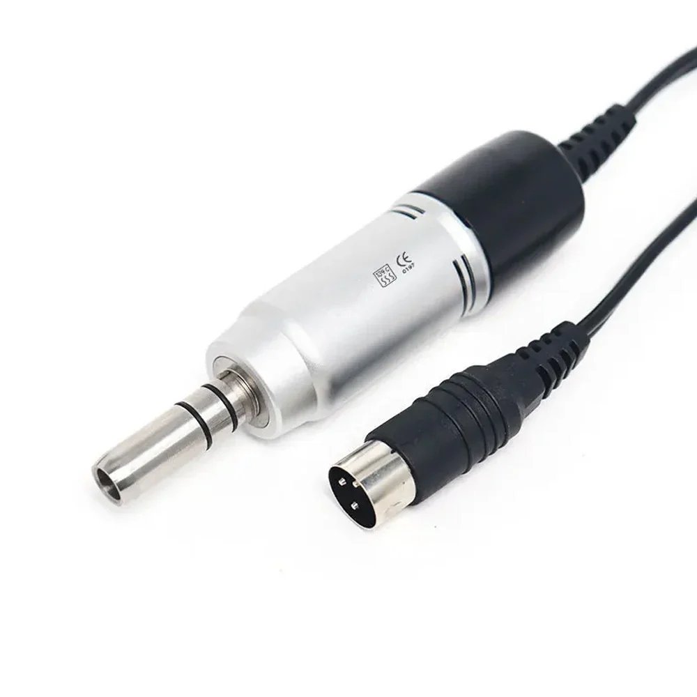 Dental Lab 35000rpm Micromotor E-Type Electric Motor / Contra Angle / Straight Nosecone Handpiece Polishing Dentistry Equipment