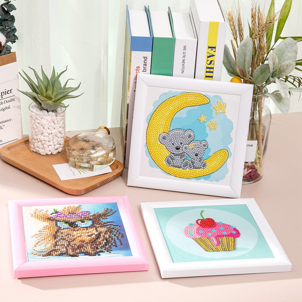 Diamond Art for Kids Cute Small and Easy 5D Diamond Art Painting Kit Crystal Gems Embroidery for Girls Boys Beginners Art Crafts
