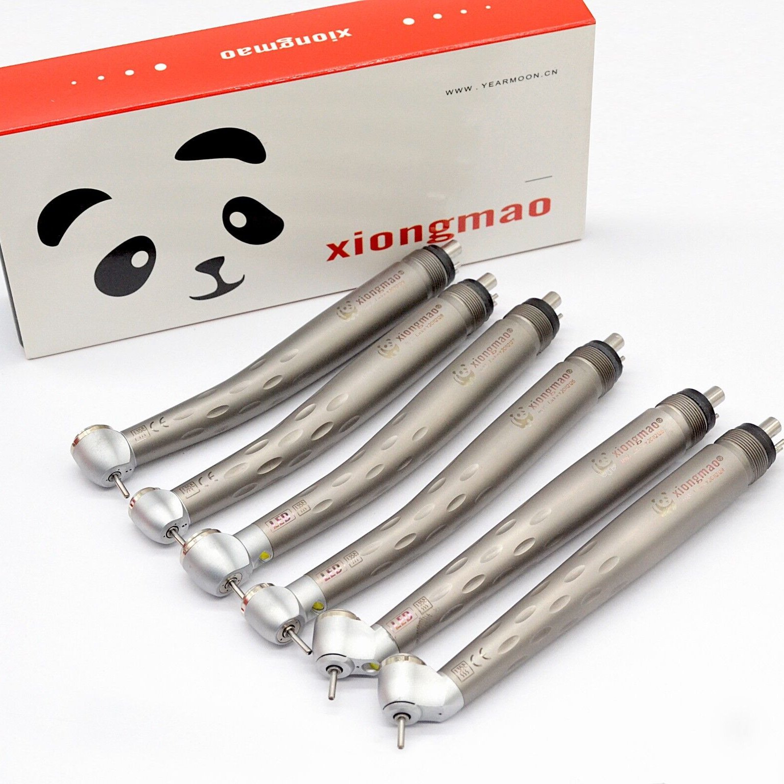 Factory dental handpiece high speed ceramic bearing handpiece dental LED push button type