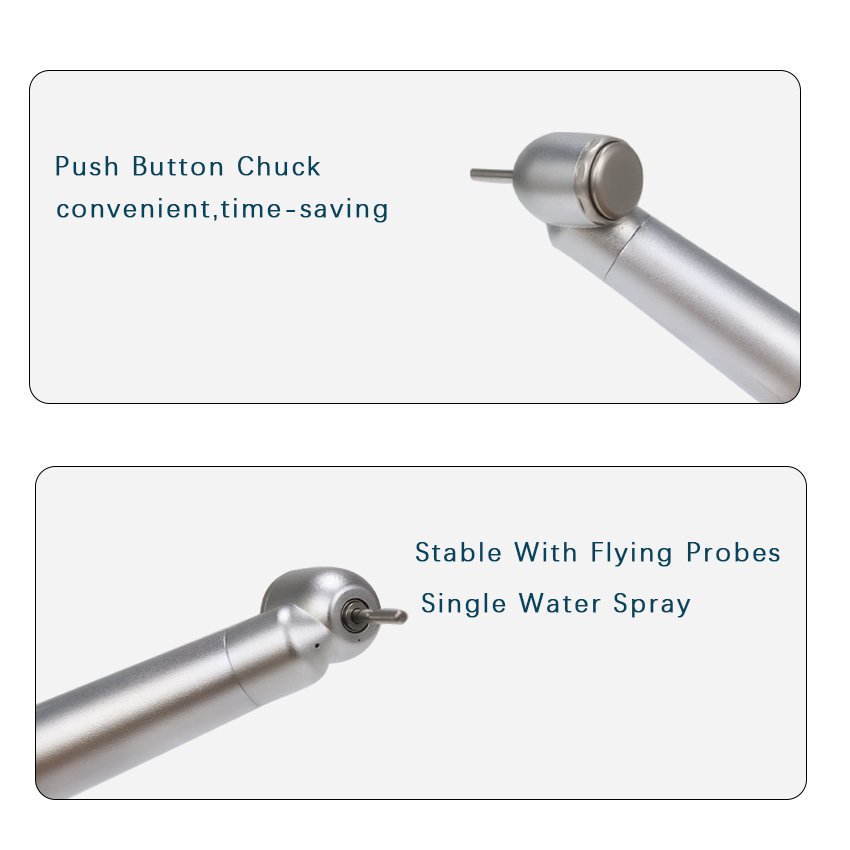X450 Air Turbin Dental Handpiece High Speed Miniature Head With 45 Degree Angle Head Surgical Dental Equipment