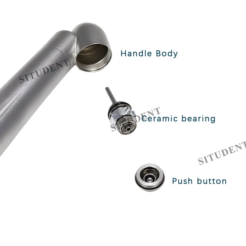 X450 Air Turbin Dental Handpiece High Speed Miniature Head With 45 Degree Angle Head Surgical Dental Equipment