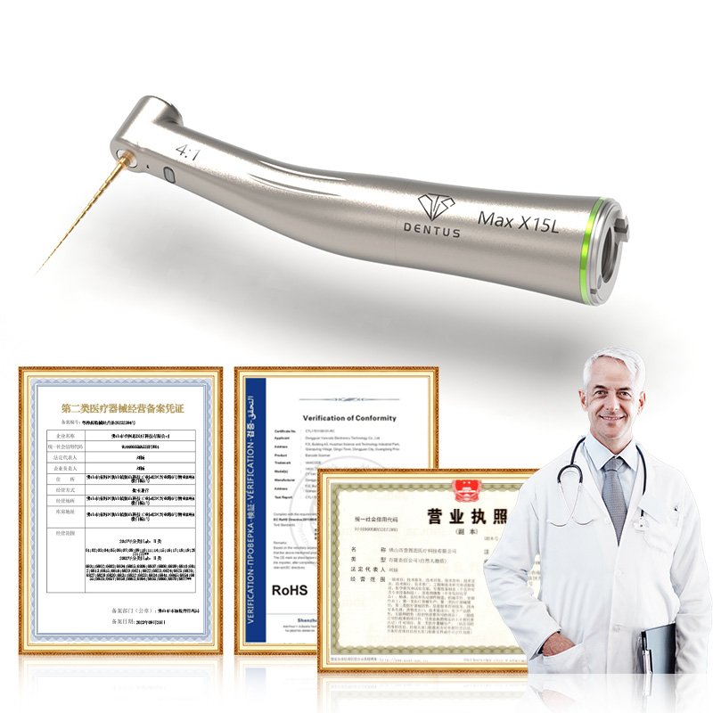 Professional Design 4:1Max X15L Low RPM Dental Handpiece International Standard Dental Handpiece for Dental Hospitals