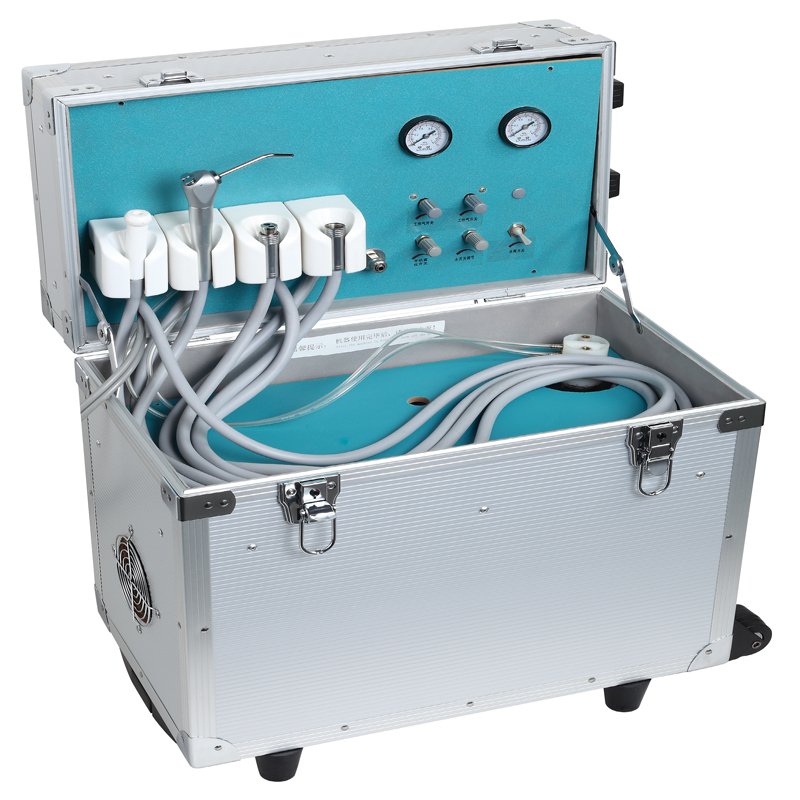 China Factory Supply Air Turbine Dental Handpiece Portable Dental Chair Unit Turbine Msldu31 With Built-in Ultrasonic Scaler