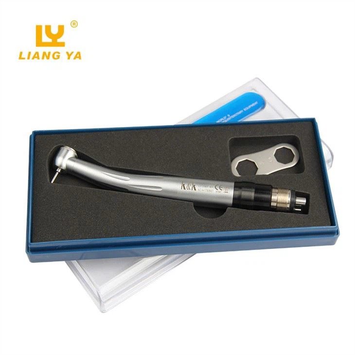 Hot Sales High-speed Dental Handpiece Ce Turbine Dental Hand Piece Durable Metal and Steel 4 Water Spray Dental Handpiece 1years